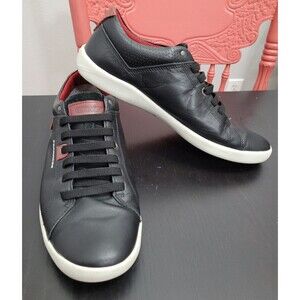 Ferracini Inifinity 2577C Black Leather Maroon Red Men's Size 10 Casual Driving